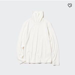 Uniqlo heattech fleece turtleneck shirt
